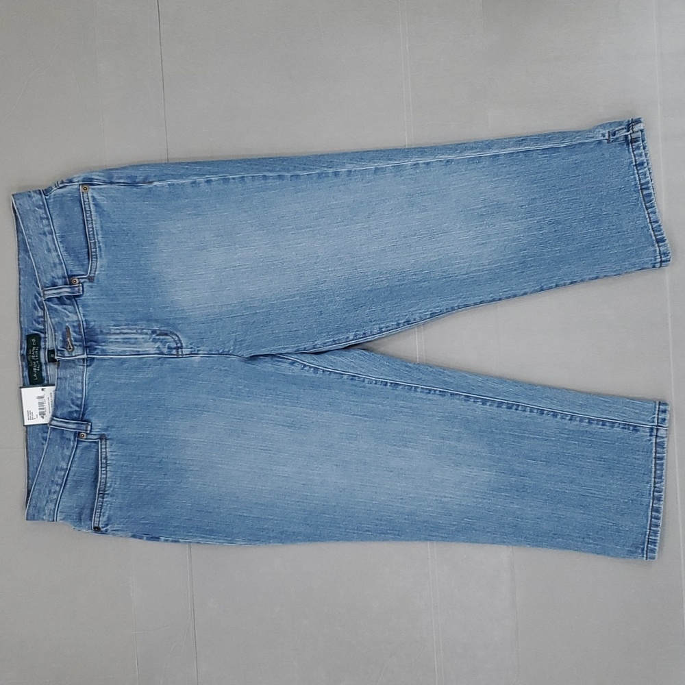 Lauren Ralph Lauren Light Blue Denim Capris